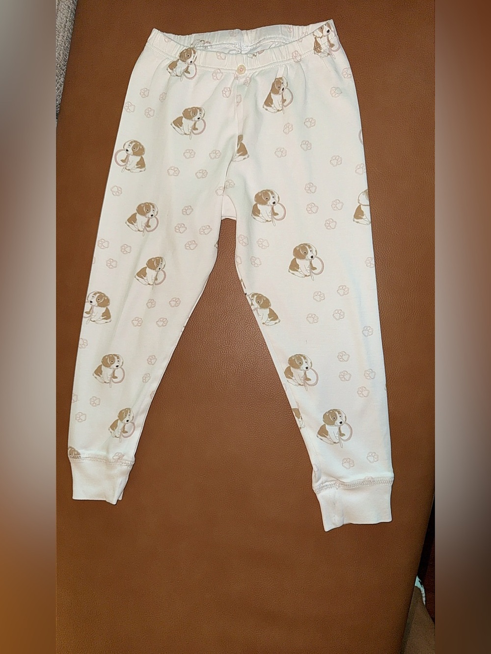 Pristine Petidoux Size: 5 Puppy Love Pima cotton Pajama Pants